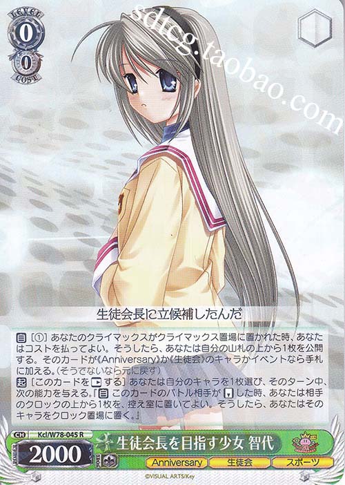 WS key 20th anniversary Kcl W78-045 Survivors president Selection Guide Girl (R)