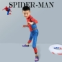 Áo tắm cho trẻ em áo tắm dài tay cho bé trai áo tắm Siamese Spider-Man áo tắm chống nắng bên bờ biển ấm - Bộ đồ bơi của Kid đồ bikini cho trẻ em