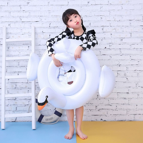 Мультяшный плавательный круг для раннего возраста подходит для мужчин и женщин, 0-3 лет, защита от опрокидывания