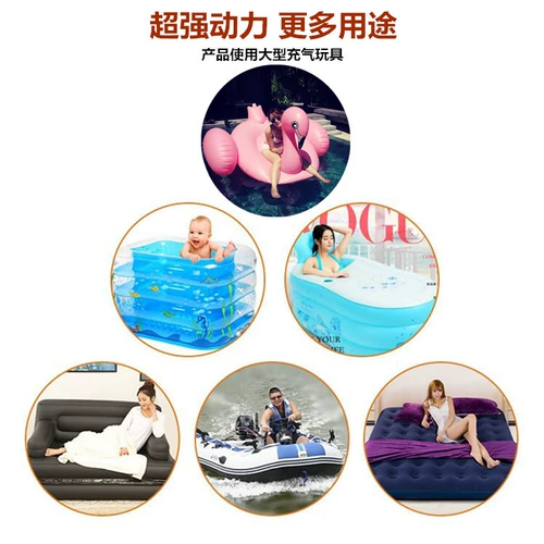 Электрический воздушный насос, бассейн, плавательный круг