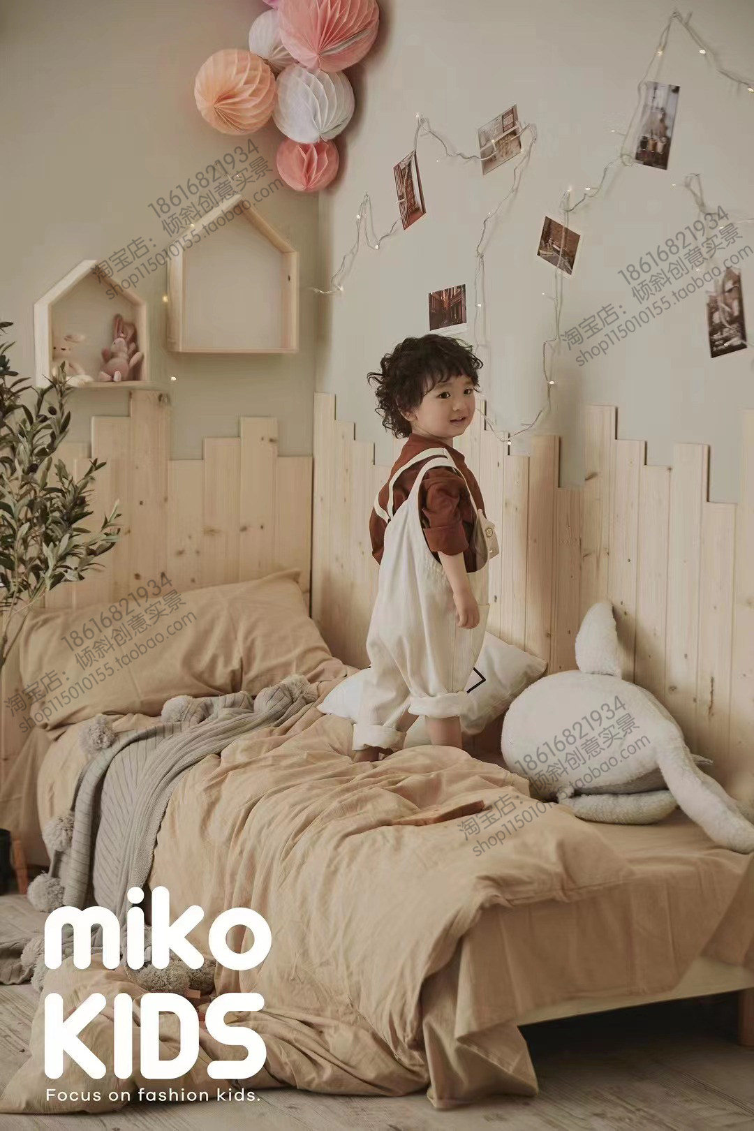 Nordic B10 View small bed TILT Tilt Creative Reality View Children Photography Props Card Belt (original) -Taobao