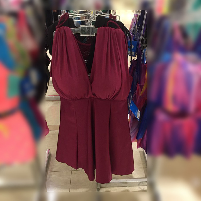 Hosa Haosha swimsuit lady Chunxia's new conservative gather to cover the slim swimsuit 117111112