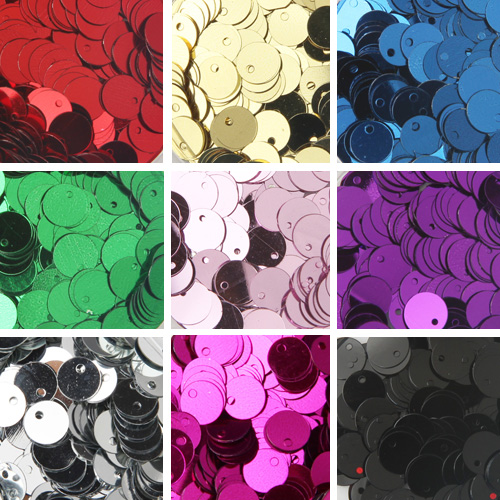 DIY Handmade Clothing Accessories 8MM Side Holes Bright Sheet Flat Sheet Children Beads Sheet Shoes Cap Clothing Accessories 10 gr