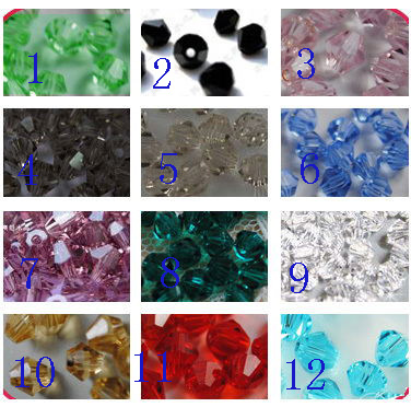 Diy handmade beaded curtain material Class A crystal beads crown accessories 4MM diamond beads wedding accessories