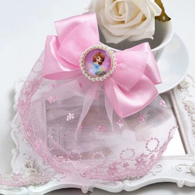 Детский аксессуар для волос для принцессы с бантиком