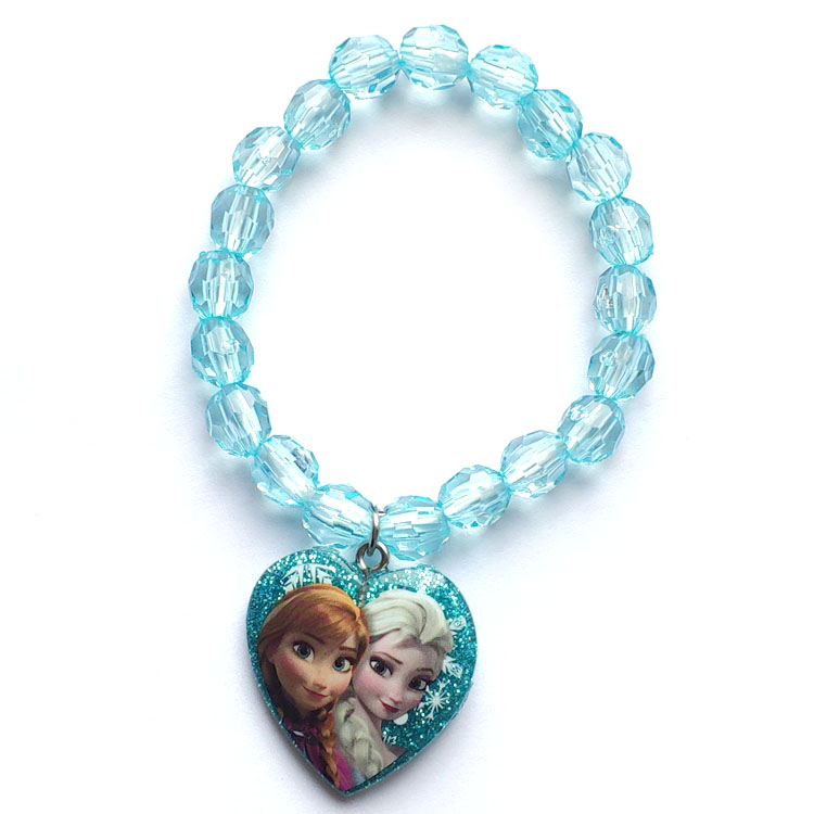 KT Cat Minnie Snow Love Aish Sufi Princess Phim hoạt hình Nữ Mặt dây chuyền trẻ em Vòng tay Baby Pony Bracelet - Vòng đeo tay Cuff đá thạch anh tóc vàng
