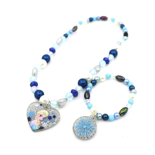 Детская пони для принцессы, ожерелье и браслет из жемчуга, детское кольцо, аксессуар, подарок на день рождения