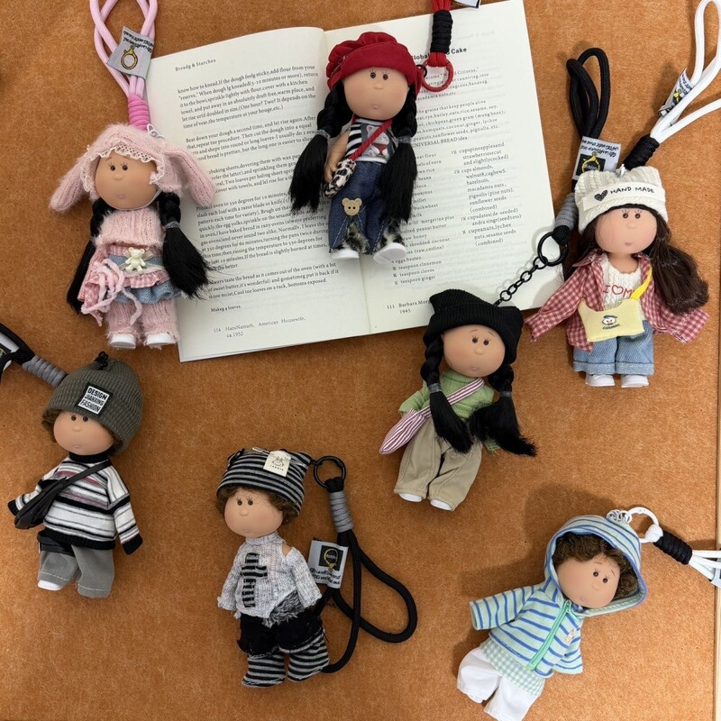 14cm Spanish Potato Doll Lanyard Mia Doll Pendant Girl Keychain Doll Toy Plush Toy 14cm Spanish Potato Doll Lanyard Mia Doll Pendant Girl Keychain Doll Toy Plush Toy