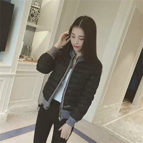 Quần áo nữ quần short đoạn ngắn 2018 mới size lớn xu hướng mùa đông dày lên thon gọn áo khoác cotton hoang dã áo phao lông vũ nữ