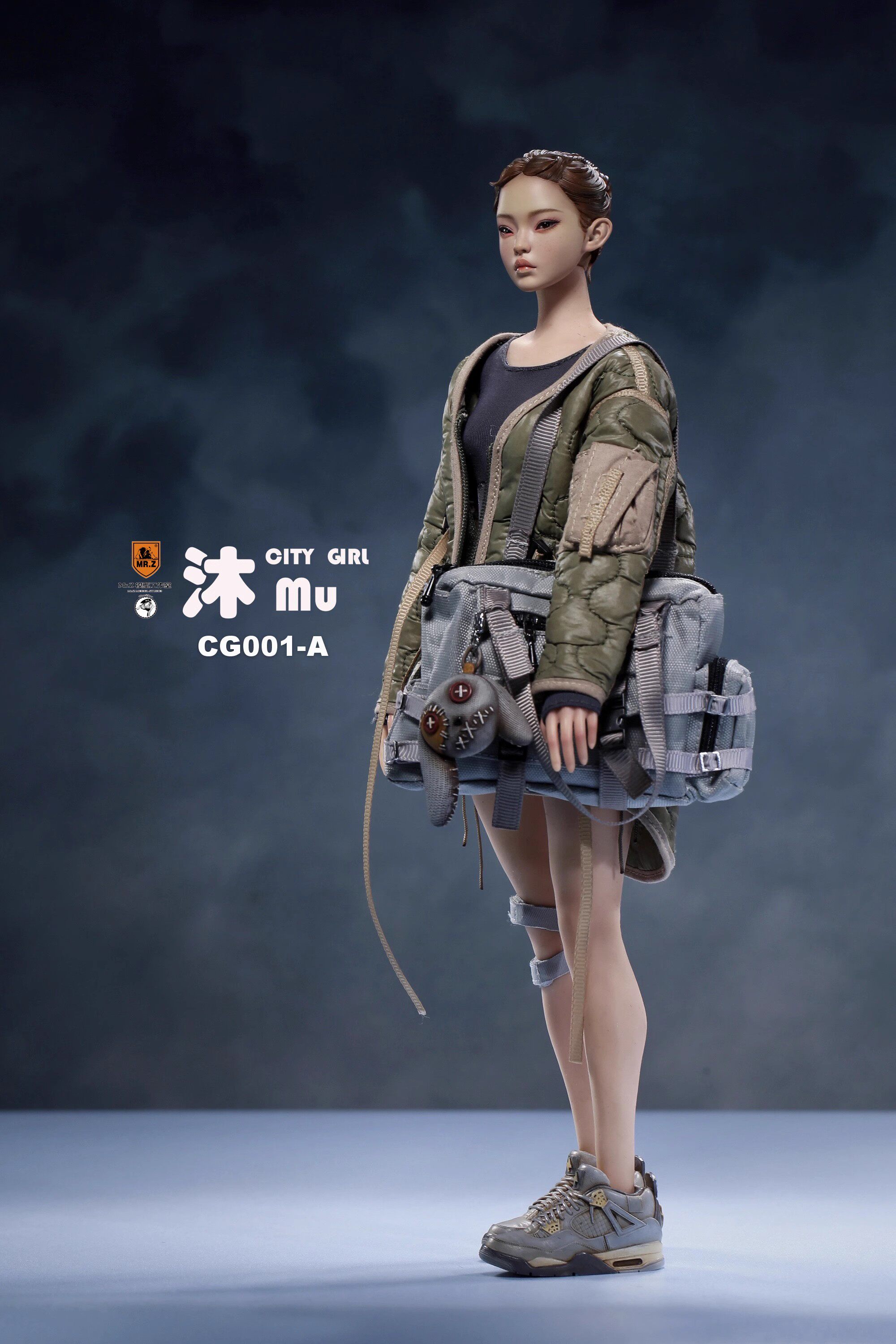 Mr.Z Model Studio CG001 City Girl Mu 1/6 Female Action Figure In