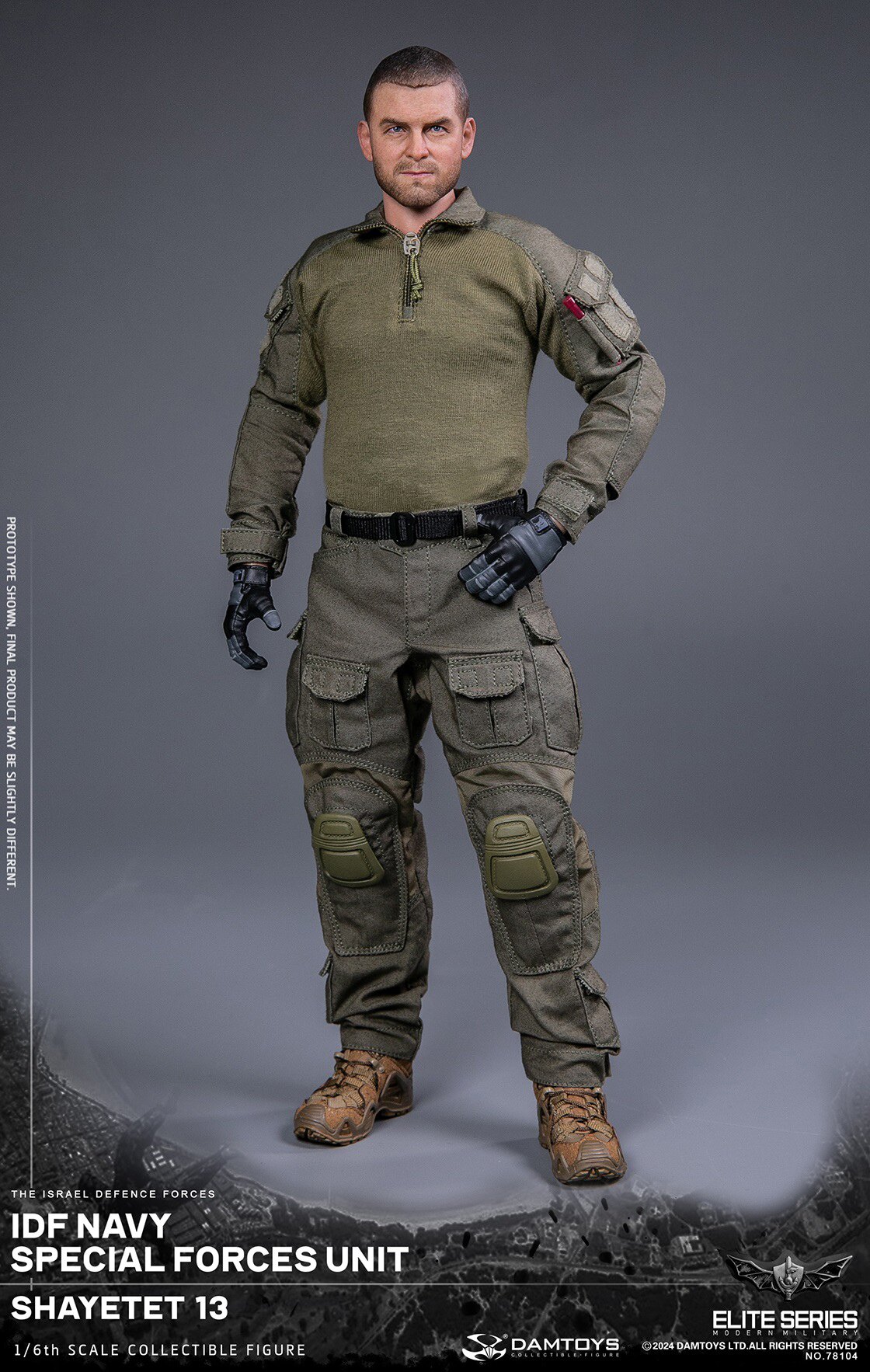 DAMTOYS 78104 1/6 IDF Navy Special Forces Unit Shayetet 13 Action