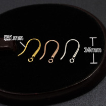 S925 Silver Ear Hook Ear Pendant Diy Accessories Silver Plated K Gold Rose Gold Ear Hook Superior Feel Earrings Pendant Silver Accessories Accessories