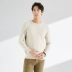 Ou Silu sản phẩm mới cho mùa thu và mùa đông nam áo len cashmere tinh khiết kinh doanh thời trang giản dị vòng cổ áo len áo len - Hàng dệt kim Hàng dệt kim