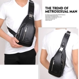Кенгуру, нагрудная сумка, сумка через плечо, портативная сумка на одно плечо, из натуральной кожи, городской стиль