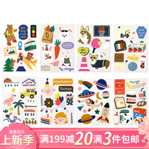 Dailylike Korea cute waterproof no-mark sticker hand account computer water glass hand tent teenage girls wind paste painting