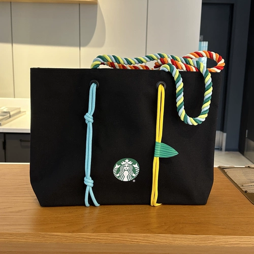 Starbucks, радужная сумка на одно плечо, вместительная и большая сумка через плечо