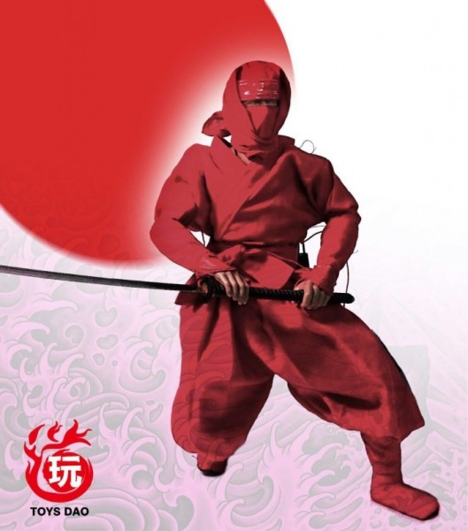 In Stock 1/6 Scale Action Figure 12inch Toys Tao Male Ninja Suit Three Colors Non-Realistic Ancient Accessories