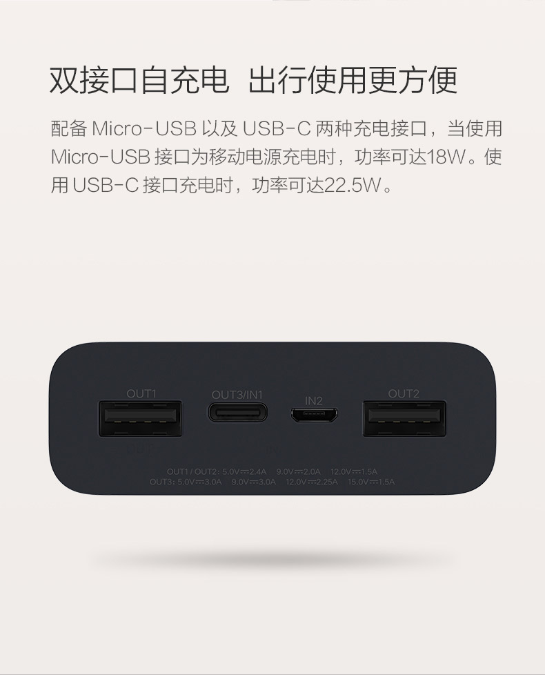 ZMI tím 20000mAh hai chiều nhanh phí Type-C PD nhanh phí điện thoại di động dung lượng cao di động sạc kho báu màn hình số lượng lớn điện thoại Samsung chính hãng của Apple kê phổ Oki kho báu - Ngân hàng điện thoại di động sạc dự phòng type c