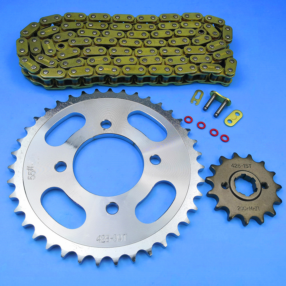 Imitation GN125 Pearl River Prince imitation Suzuki King JD125 top rod engine oil seal sleeve chain size tooth chain large chainring