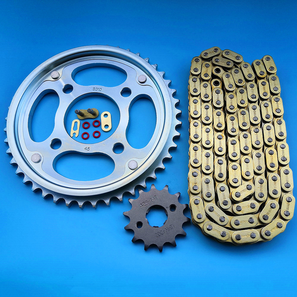 Oil seal sleeve chain Honda dominates WH125 New continent CBF small war eagle SDH125-51 large tooth chain large tooth plate