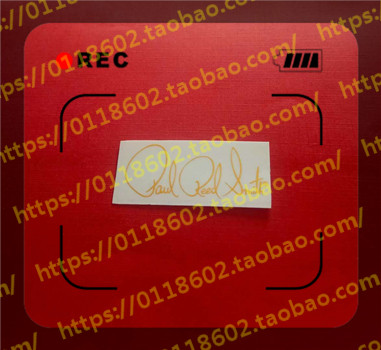 U.S. Imported PRS head logo metal sticker Water transfer sticker Tear film version!