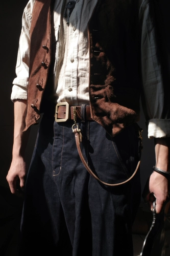 Старый торговый торговец Соединенными Штатами Horwine Horvin Cowhide American Retro Aimea Cowboy Cowboy Bulfin Chain