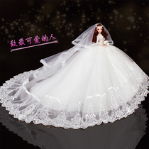 (limited time special) fairy hey Barbie princess wedding dress doll children toy girl birthday gift