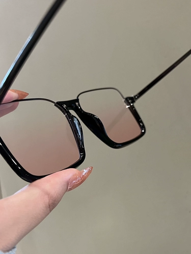 Ретро солнцезащитные очки, квадратные румяна, Южная Корея, по фигуре