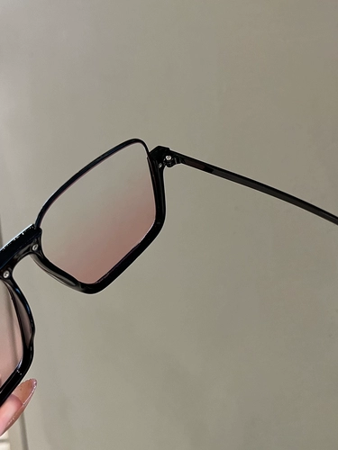 Ретро солнцезащитные очки, квадратные румяна, Южная Корея, по фигуре