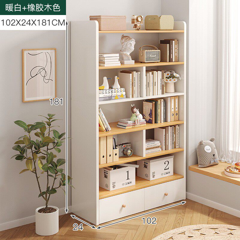 Bookshelf shelf landing living room with wall bookcase bedroom simple cabinet network red collection cabinet to accommodate students