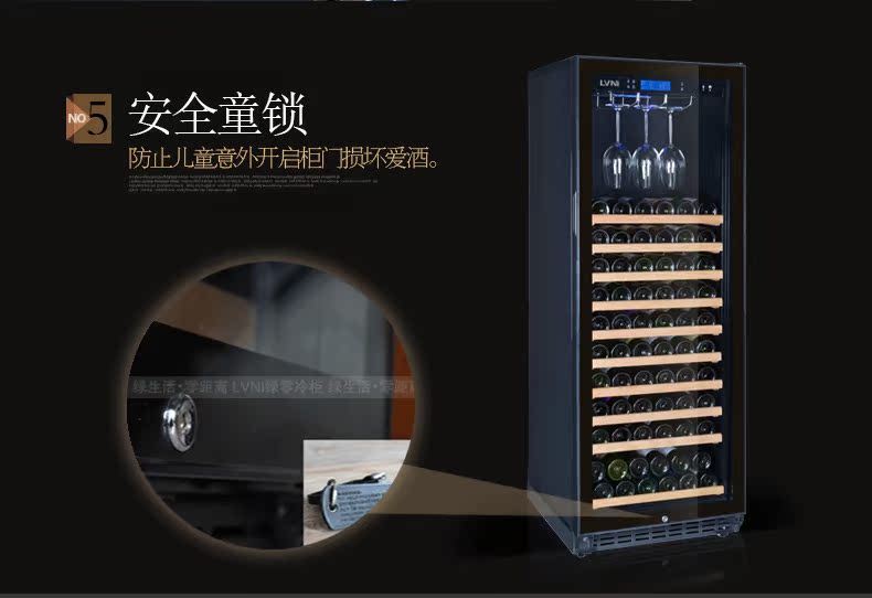 giá đựng rượu Xanh không khuyến mãi 120 máy nén nhiệt độ và độ ẩm không đổi kệ để ly rượu vang