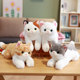 ແທ້ຈິງ simulation ນອນ cat doll kitten plush toy bed companion ນອນໝອນສະດວກສະບາຍ doll ຂອງປະທານແຫ່ງວັນເກີດ