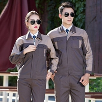 8014 костюм из чистого хлопка в сочетании с коричневым и светло-серым костюмом.