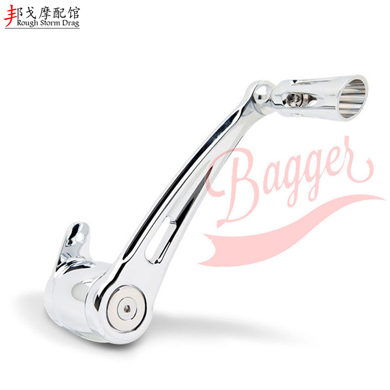 Harelocomotive Retrofit Piece Road King Gliding Soft Tail brake lever Gear Lever Shift Lever Plated Bright Light