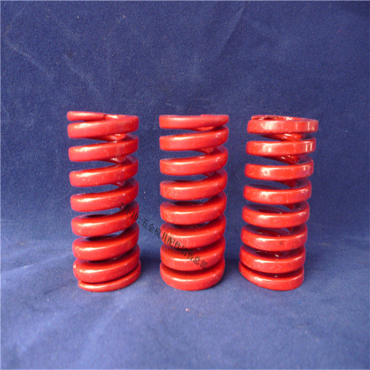 Domestic Japanese mark molds red spring diameter 16-18 * length 25-100 five gold mold spring compression spring