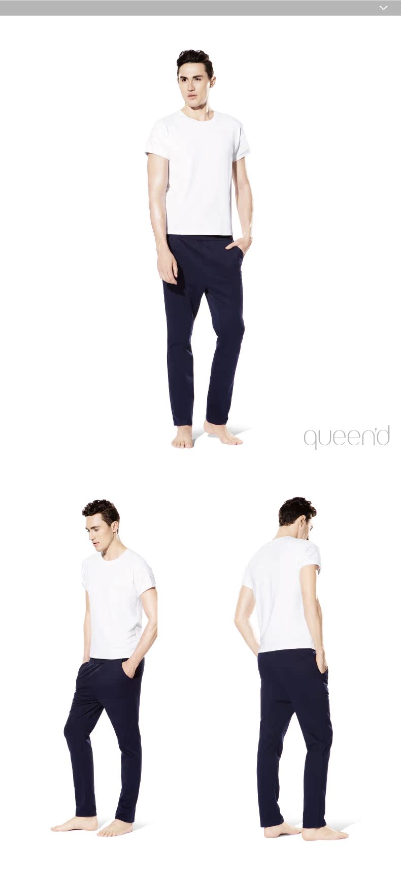 Pantalon pyjama jeunesse QUEEND QMC01217 - Ref 740606 Image 13