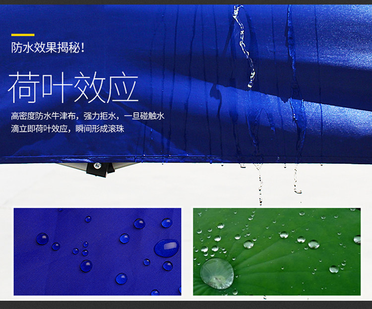 Outdoor Canopy Folding Four Corners Sunshade Telescopic Four Leg Stall Night Market Activities Large Umbrella Canopy Tent Rainproof