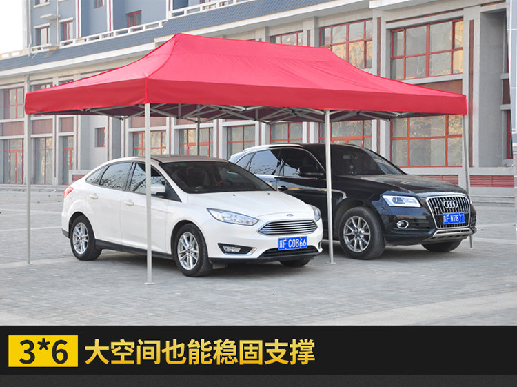Outdoor Canopy Folding Four Corners Sunshade Telescopic Four Leg Stall Night Market Activities Large Umbrella Canopy Tent Rainproof
