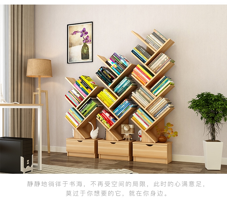 Hỗ trợ phân loại đơn giản hướng dẫn lớp xếp lớp sáng tạo treo sách trẻ trung kinh tế đơn giản kệ đẹp