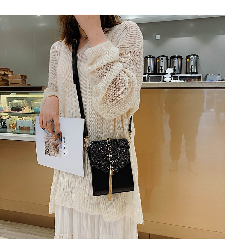 Túi xách nữ cao cấp mới 2019 thời trang nước ngoài mùa thu đông phổ biến điện thoại di động Messenger túi nhỏ túi nhỏ hoang dã - Túi xách nữ túi đeo chéo nữ mini