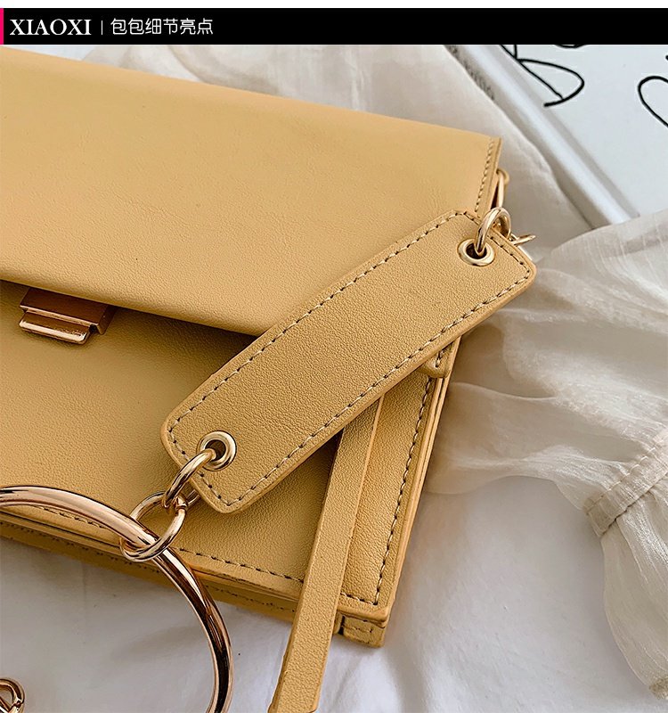 Ý thức nâng cao của chuỗi không khí túi vuông nhỏ mùa hè túi xách phổ biến mới 2019 hoang dã túi Messenger thủy triều - Túi xách nữ túi coach nữ