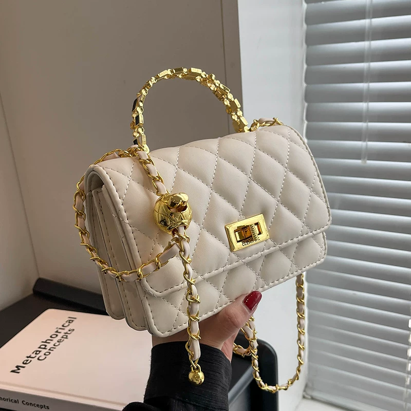 Summer universal handheld small bag, high-end, chain bag