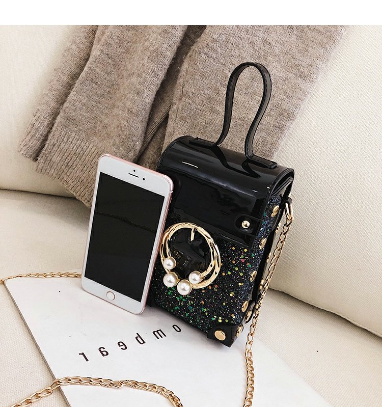 Túi xách cao cấp cảm giác túi xách mới 2019 thời trang nước ngoài túi đeo chéo lưới màu đỏ đen túi họa tiết hoang dã - Túi xách nữ túi đẹp