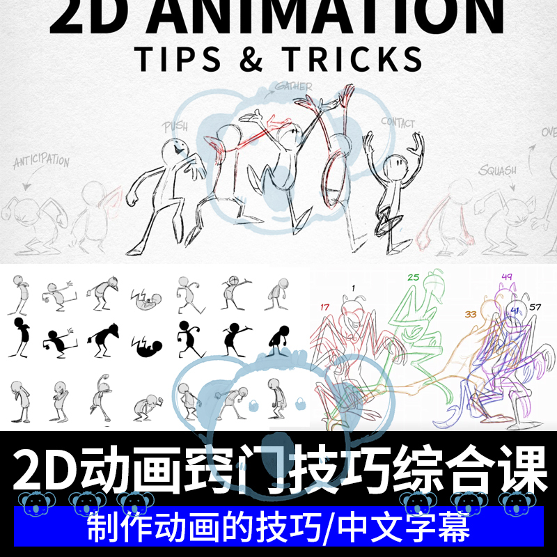 Comprehensive Tutorial on 2D Animation Techniques, Frame-By-Frame Smooth Animation, Frame Rate, Vfx, and 2D Cartoon Animation Course