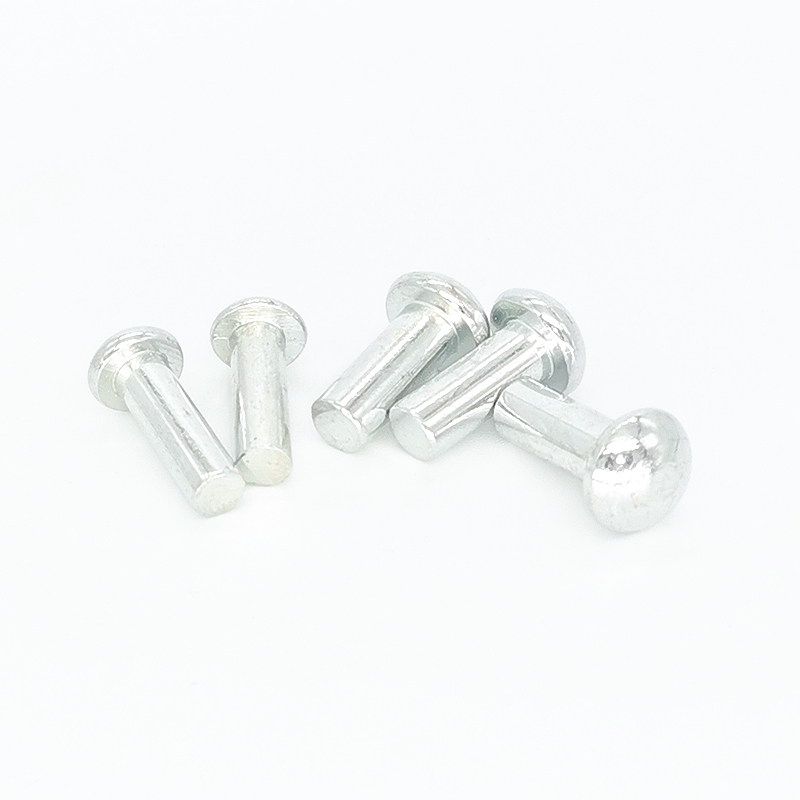 GB867 Semi-circle Head Solid Aluminum Rivet Mushroom Head Hand Beating Wicker 1 5 * 2 * 3 * 4 * 5 * 6 * 8 * 10 * 12-50