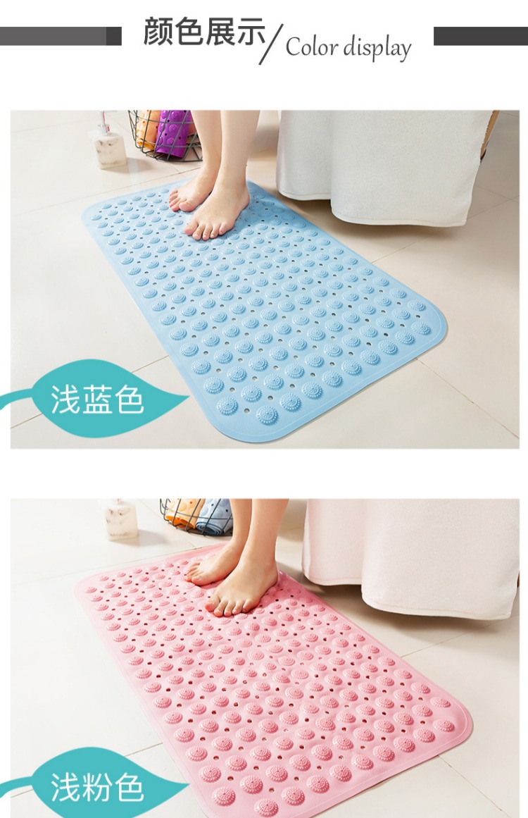 Thảm phòng tắm dày nhà vệ sinh phòng tắm nhà vệ sinh không thấm nước phòng tắm bồn tắm đệm tắm vòi hoa sen tấm xốp trải sàn