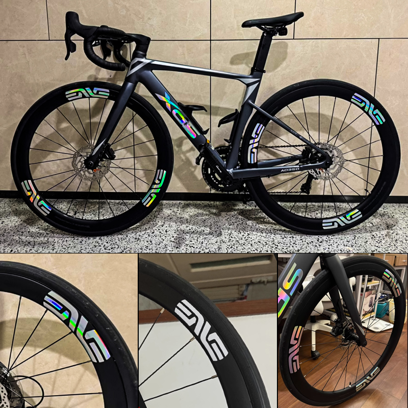 ENVE SES波加查世锦赛轮组改色贴纸：自行车改装界的潮流新宠！