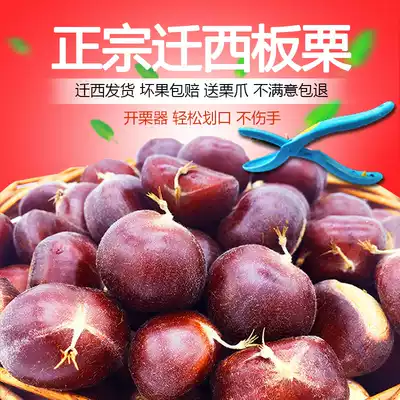 Food chestnut pie 2020 new Chestnut Qianxi chestnut Hebei authentic 3kg 5kg chestnut fresh 2500g
