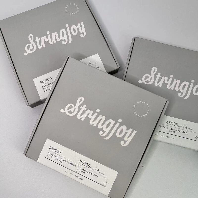American-Made Stringjoy Stainless Steel Bass Strings Ranger Series, Strong Vibration, Durable Feel, Vintage Sound, Bright Tone American-Made Stringjoy Stainless Steel Bass Strings Ranger Series, Strong Vibration, Durable Feel, Vintage Sound, Bright Tone