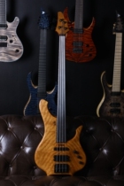 Germany Le Fay Remington Steele 4 PIPE Stainless Steel Fretboard Electric Bass